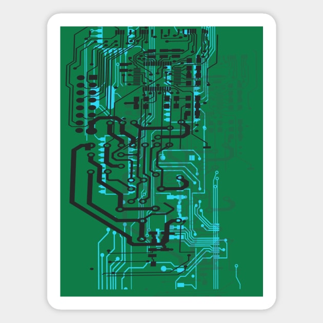 electronic circuit Magnet by Oliverwillson